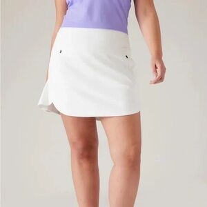 Athleta Fairway Golf 16” White Skort Size Large